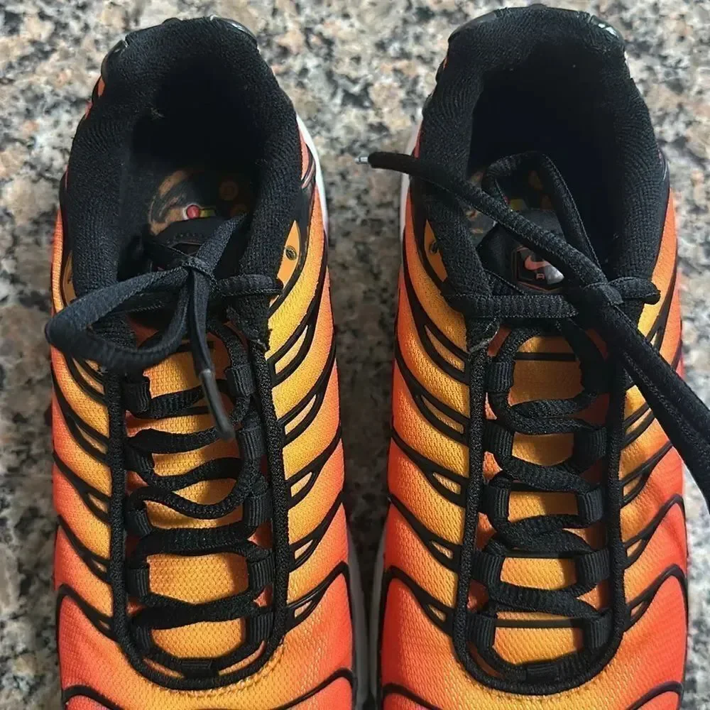 Nike Air Max Plus Orange Black Sneakers